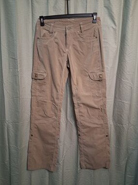 Womens Kuhl Taupe Utility Pants with Heart Patch Detail
